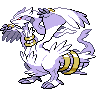 Reshiram front shiny sprites