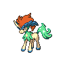 Ordinary Keldeo front shiny sprites