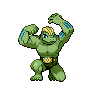Machoke front shiny sprites